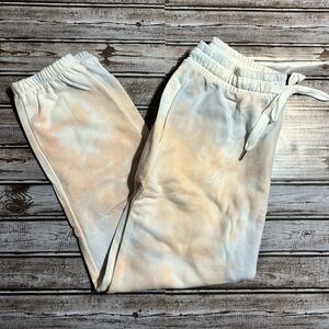 Elodie Pastel Tie-Dye Cozy Sweatpants Size Medium